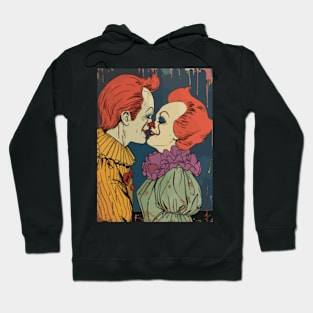 Cute Clown Couple Hoodie